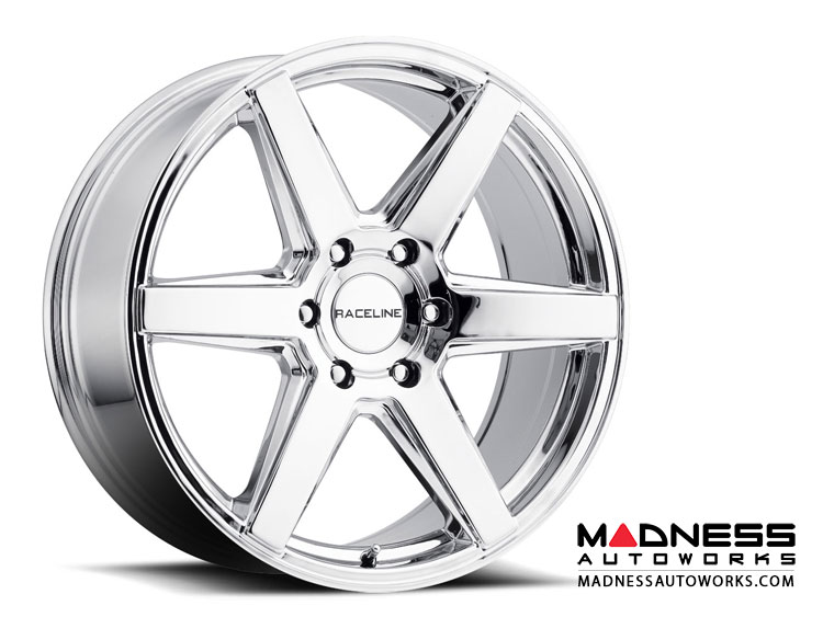 Jeep Custom Wheels (1) - Raceline - 156C - 18"x8" - Surge Chrome